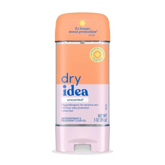 dry idea Other - DRY IDEA Unscented Gel Deodorant - Sensitive Skin, NEW